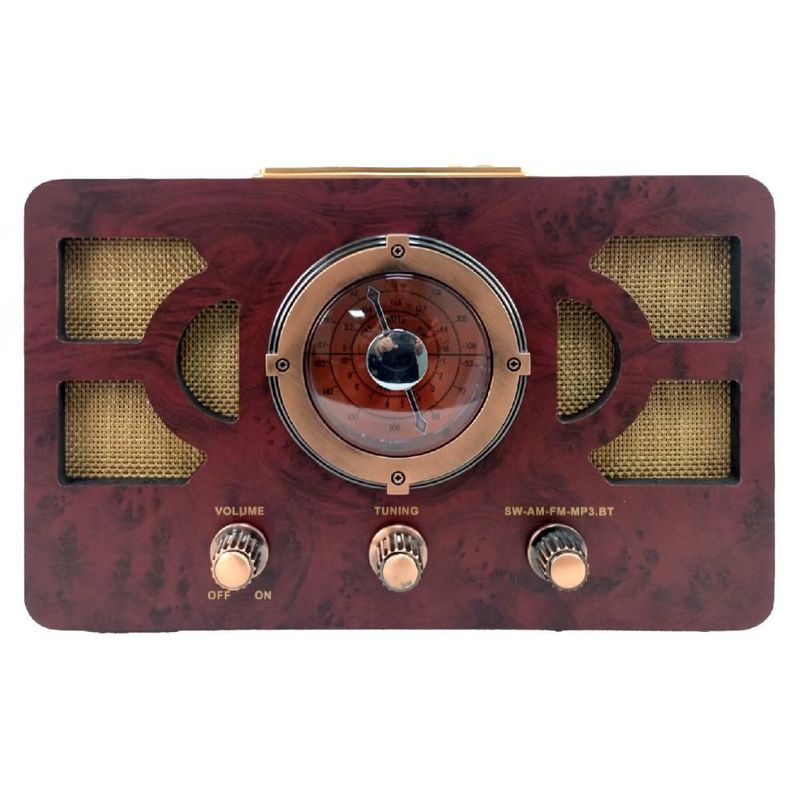 MLAB - Radio Retro Mlab 9461 Wooden Old Time Bluetooth