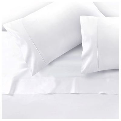 Imagen 2 del producto JUEGO DE SABANAS 2 PLAZAS 144 HILOS COLOR BLANCO