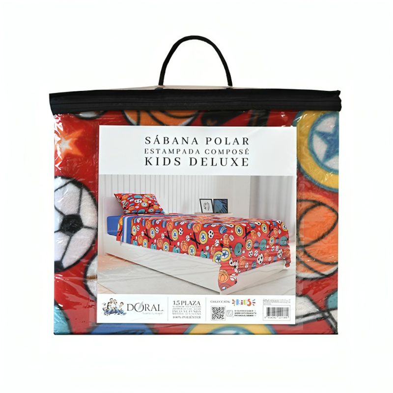 DORAL - Sábanas Polar Kids 1.5 Plazas / Balones – Doral