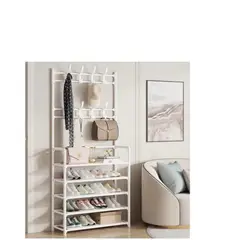 GENERICO - Zapatero Organizador Colgador Zapatos Armario Perchero Color Blanco 5 niveles