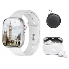 JBL - Auriculares Tws Wave 200 Tws y reloj inteligente S10 Pro White