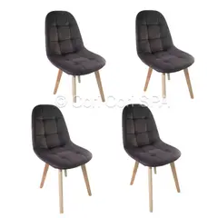 CORI CORI - Pack 4 Sillas Capitonne Velvet Cafe