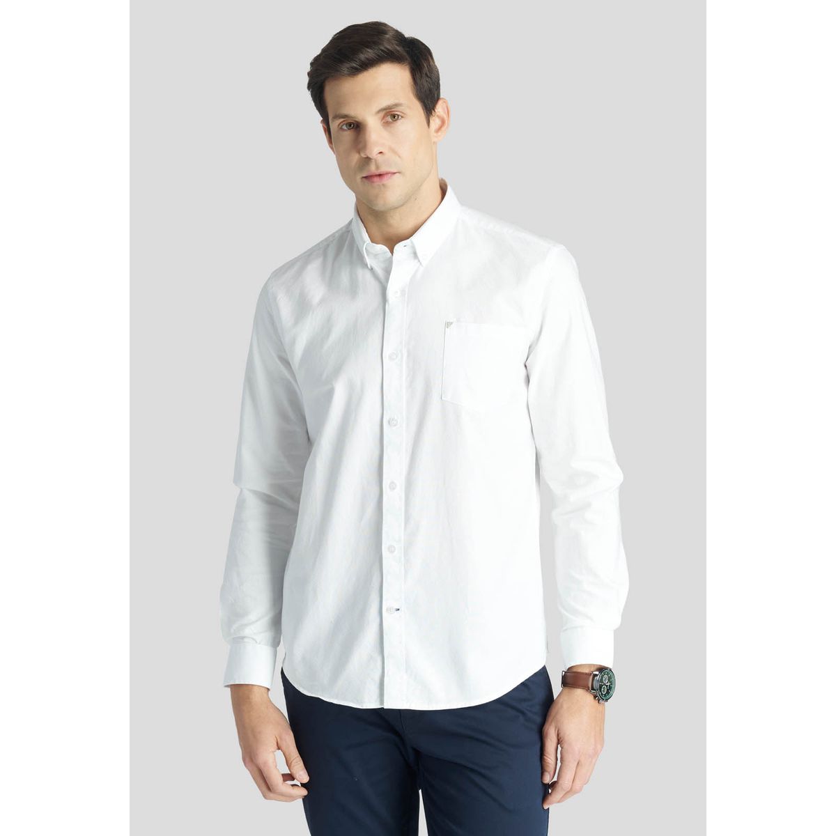 NEW MAN - Camisa Exeter Heritage Blanco New Man
