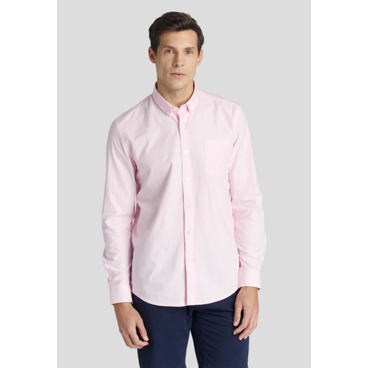 NEW MAN - Camisa Exeter Heritage Rosado New Man