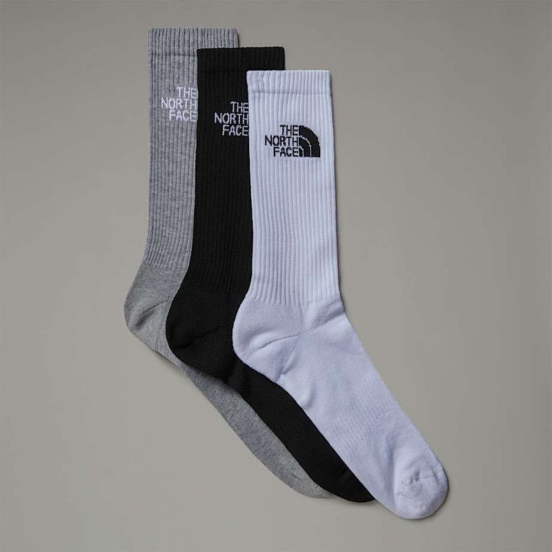 THE NORTH FACE - Pack 3-Calcetines The North Face Multi Sport Cush Crew Negro