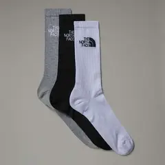 THE NORTH FACE - Pack 3-Calcetines Multi Sport Cush Crew Negro