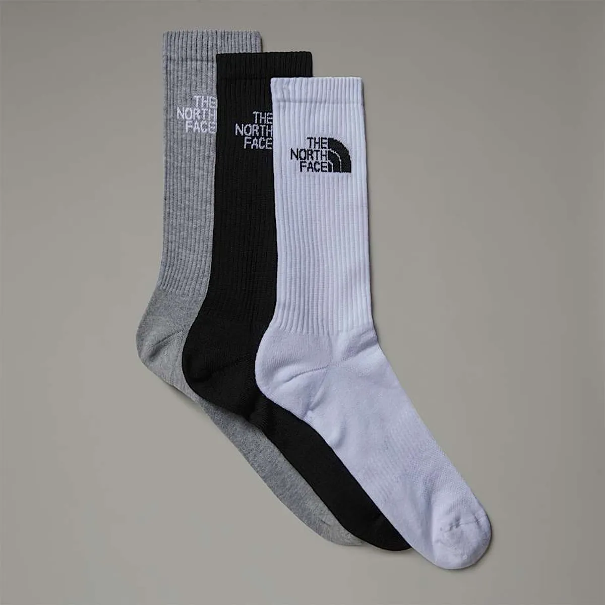 THE NORTH FACE - Pack 3-Calcetines Multi Sport Cush Crew Negro