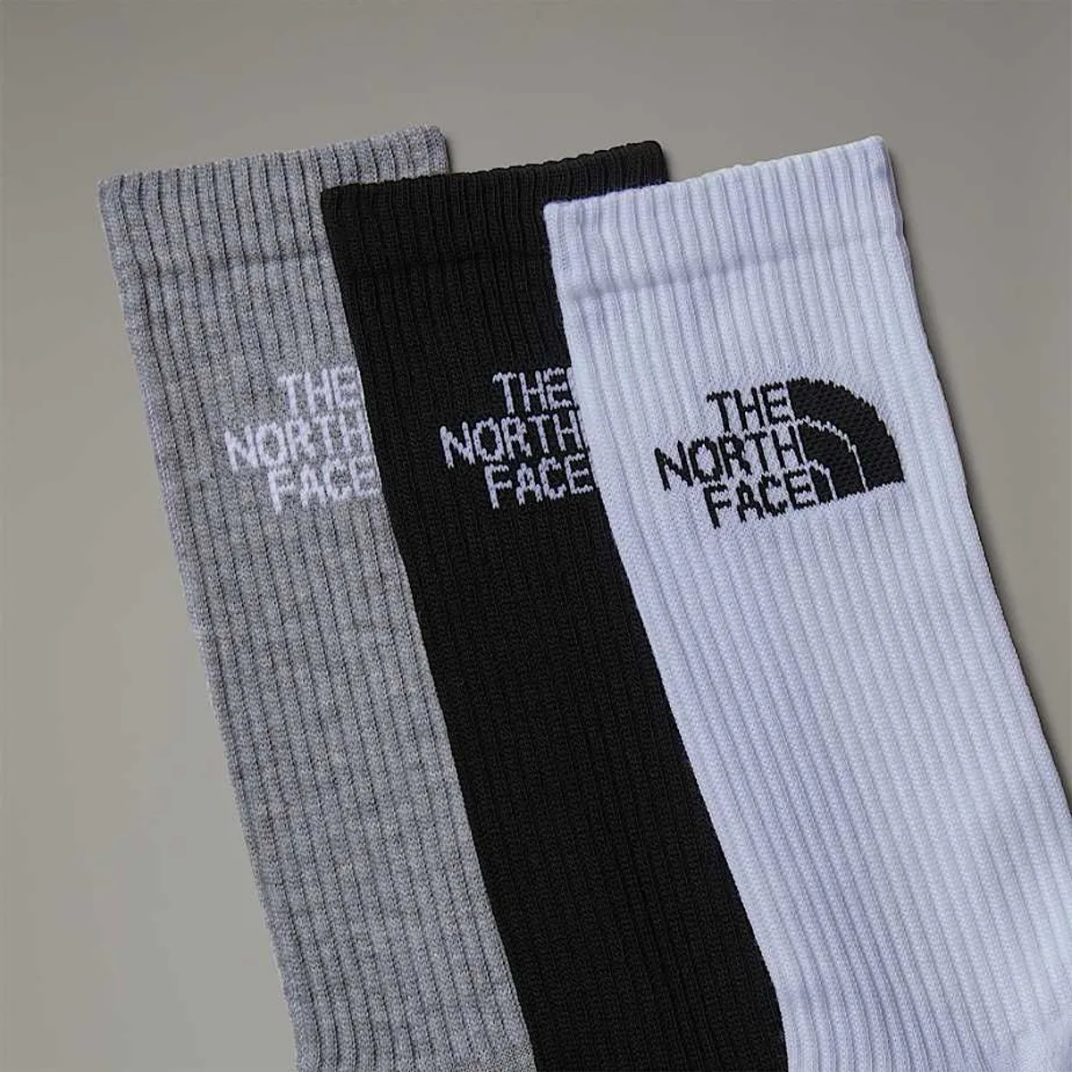 THE NORTH FACE - Pack 3-Calcetines Multi Sport Cush Crew Negro