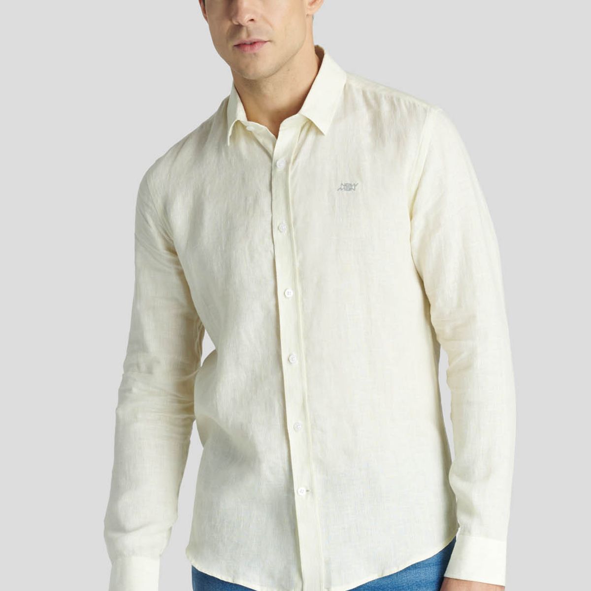 NEW MAN - Camisa Belgrade Heritage Amarillo New Man