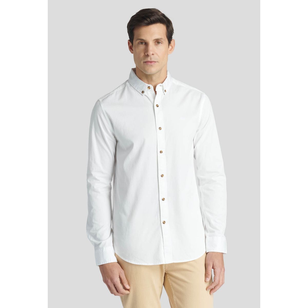 NEW MAN - Camisa Ely Heritage Blanco New Man