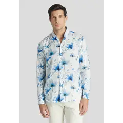 NEW MAN - Camisa Firenze Avant-Garde Azul