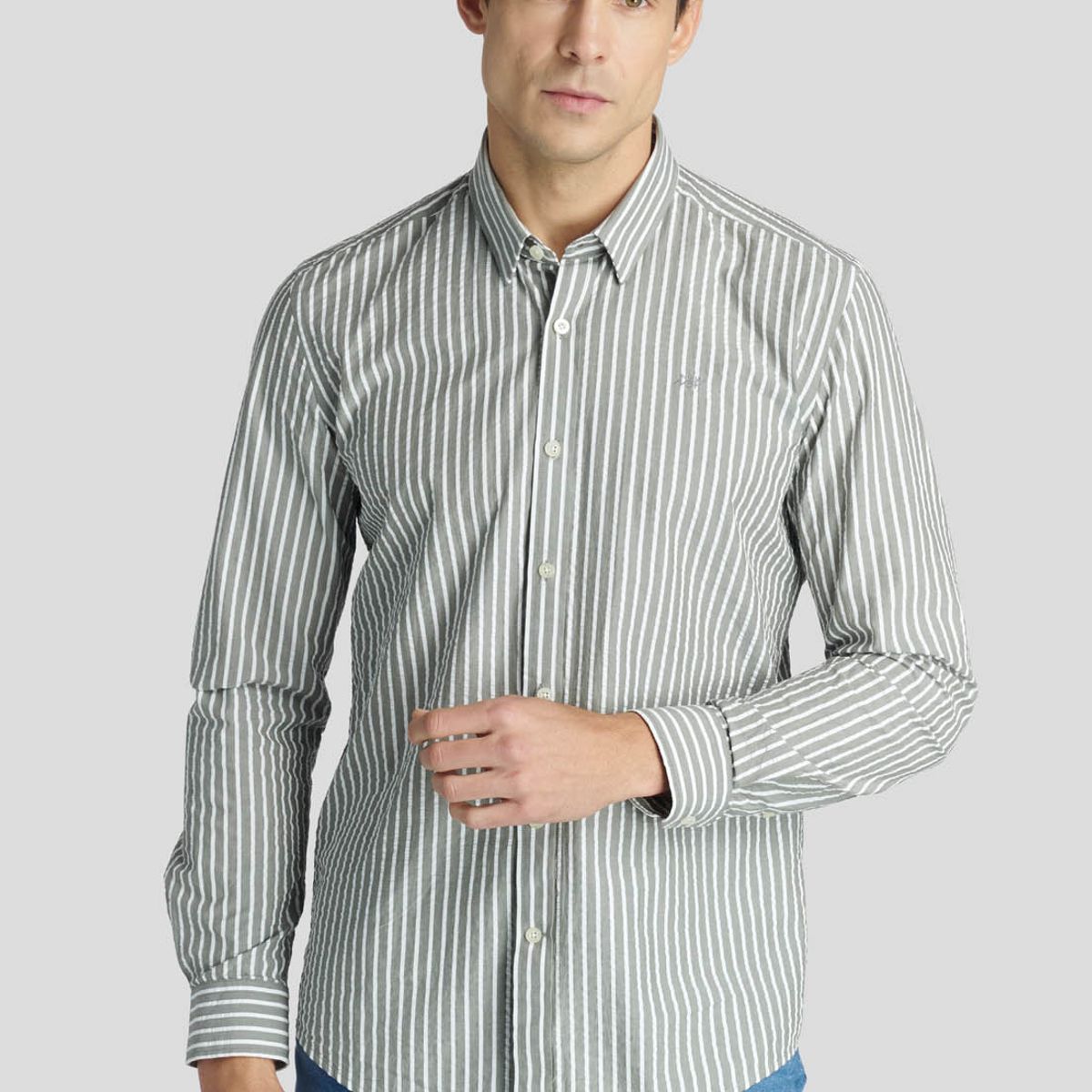 NEW MAN - Camisa Monaco Heritage Café New Man