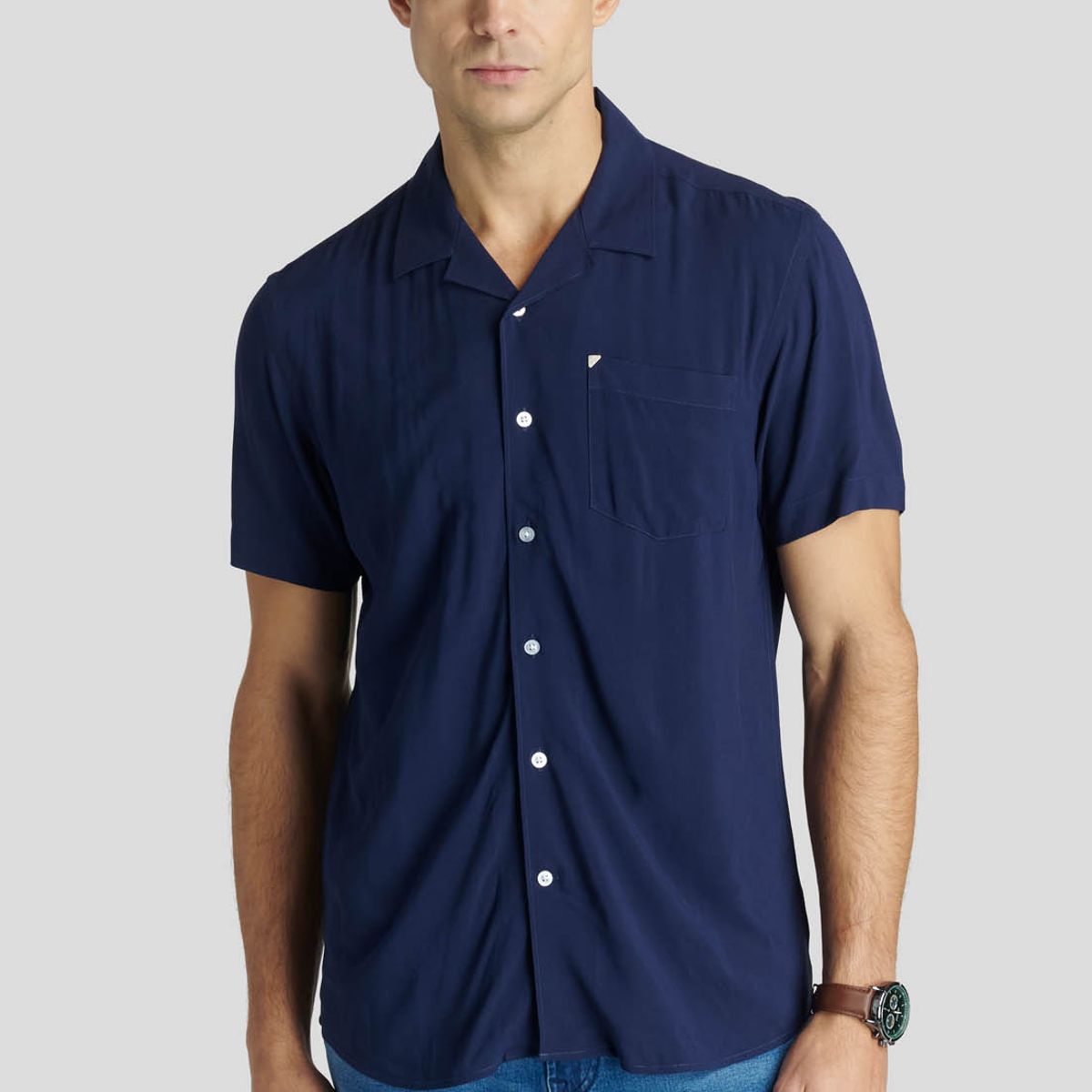NEW MAN - Camisa  Knowsley Heritage Azul New Man