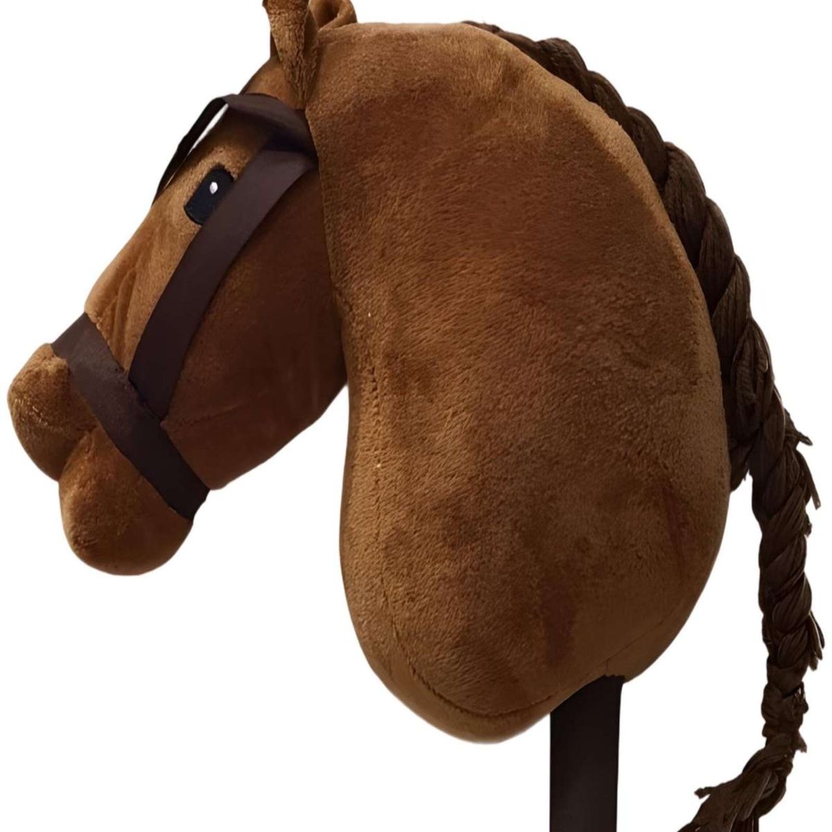 GENERICO - Caballo de Madera Con Sonido Café