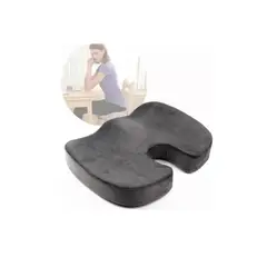GENERICO - Cojín Asiento Confort Gel Espuma Coxis Transpirable