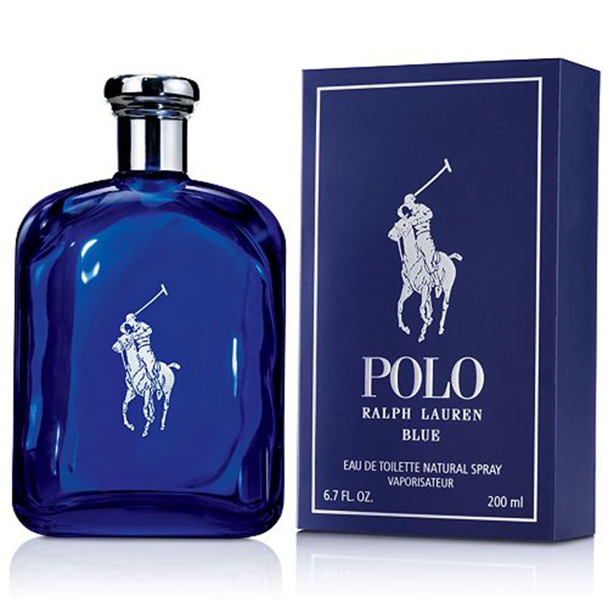 RALPH LAUREN - Set Perfume Hombre Polo Blue EDT 200 ml + Polo Blue EDT 30 ml