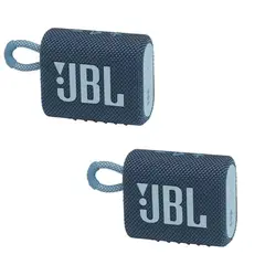 JBL - Set 2 Parlante bluetooth GO 3 IP67 - Azul