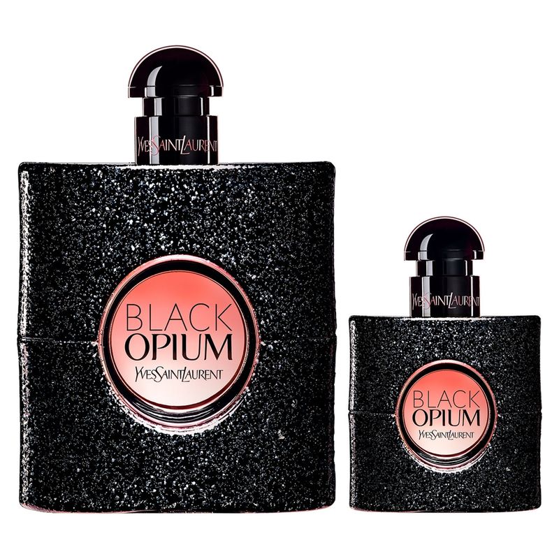 YVES SAINT LAURENT - Set Perfume Mujer Black Opium EDP 90 ml + Black Opium EDP 30 ml