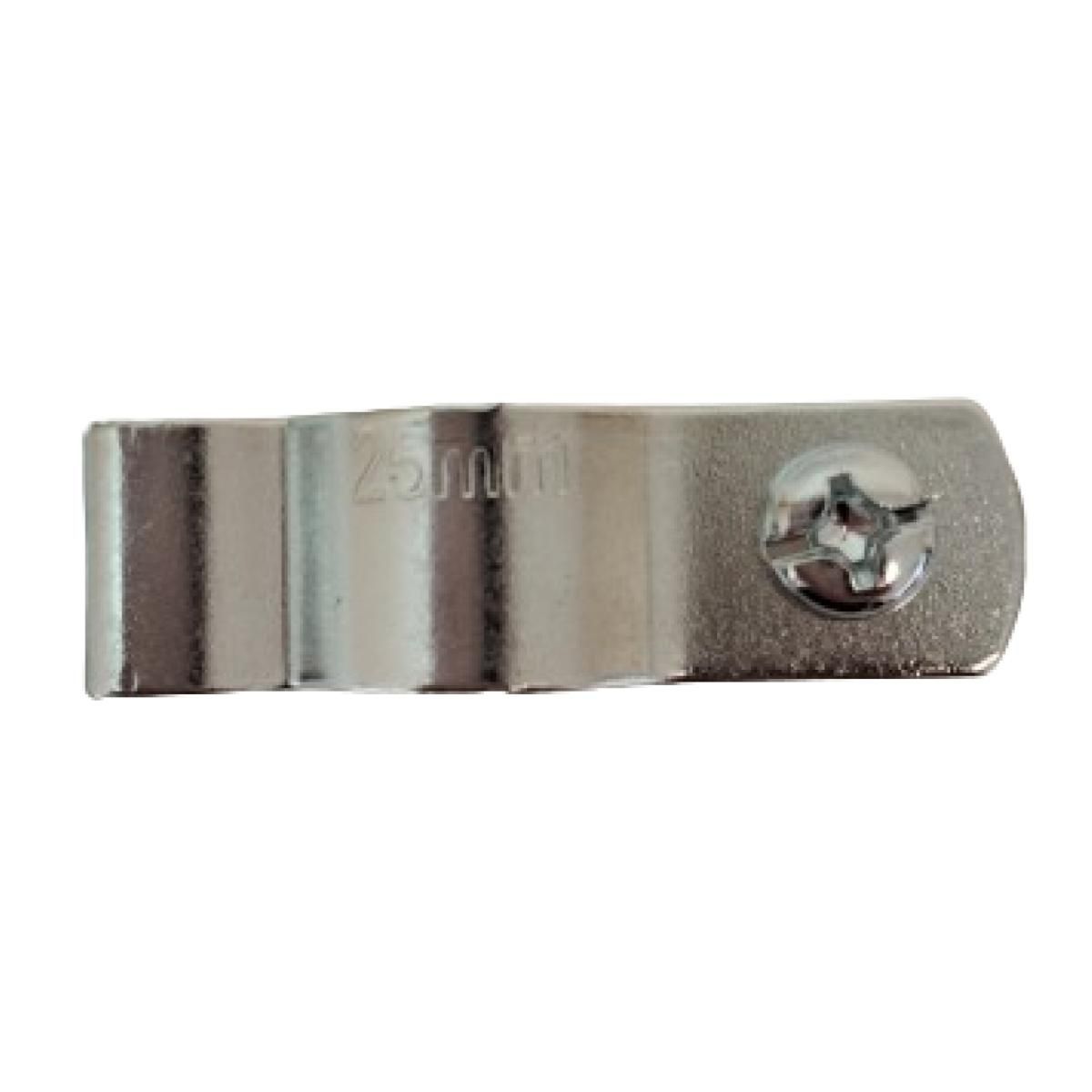 GENERICO - Abrazadera Caddy 25mm 25 unidades con tornillo y tuerca