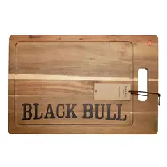 BLACK BULL - Tabla De Cortar Madera Acacia 45cms - PS