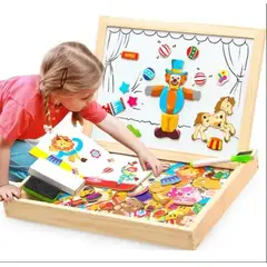ATLAS - Circo Rompecabezas Magnético Montessori De Madera