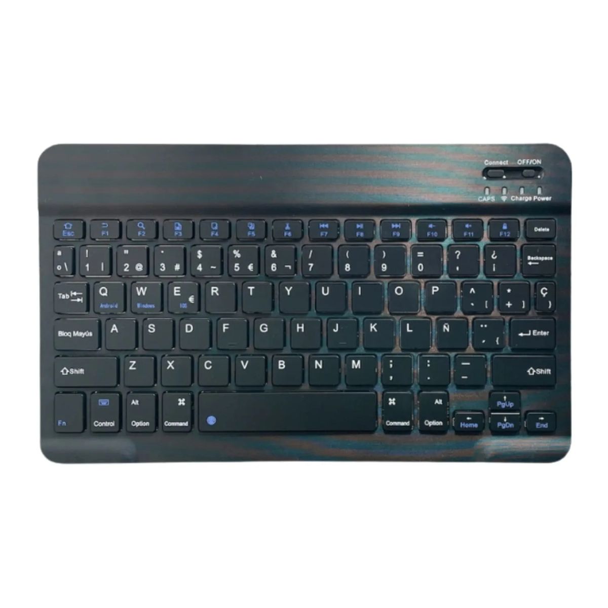 GENERICO - Funda para iPad 9, 8 ó 7 Gen.10.2" con Teclado y mouse color Negro.