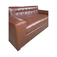 DISEÑOS VALESTRINI - SOFA DOS CUERPOS ECOCUERO CAFE