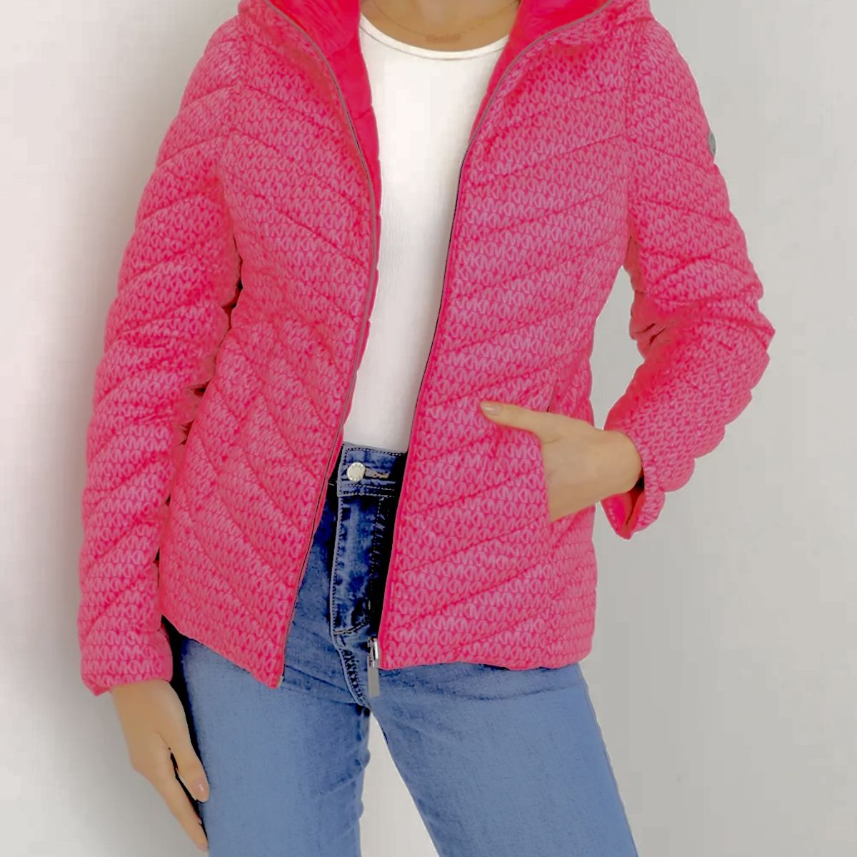 MICHAEL KORS - Chaqueta Michael Kors Chevron Reversible