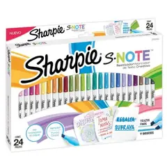 SHARPIE - DESTACADOR NOTE BLISTER 24 COL PASTEL