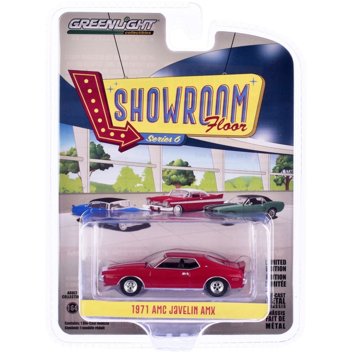 GREENLIGHT - GREENLIGHT 68060B 1-64 SHOWROOM FLOOR SERIES 6 1971 AMC