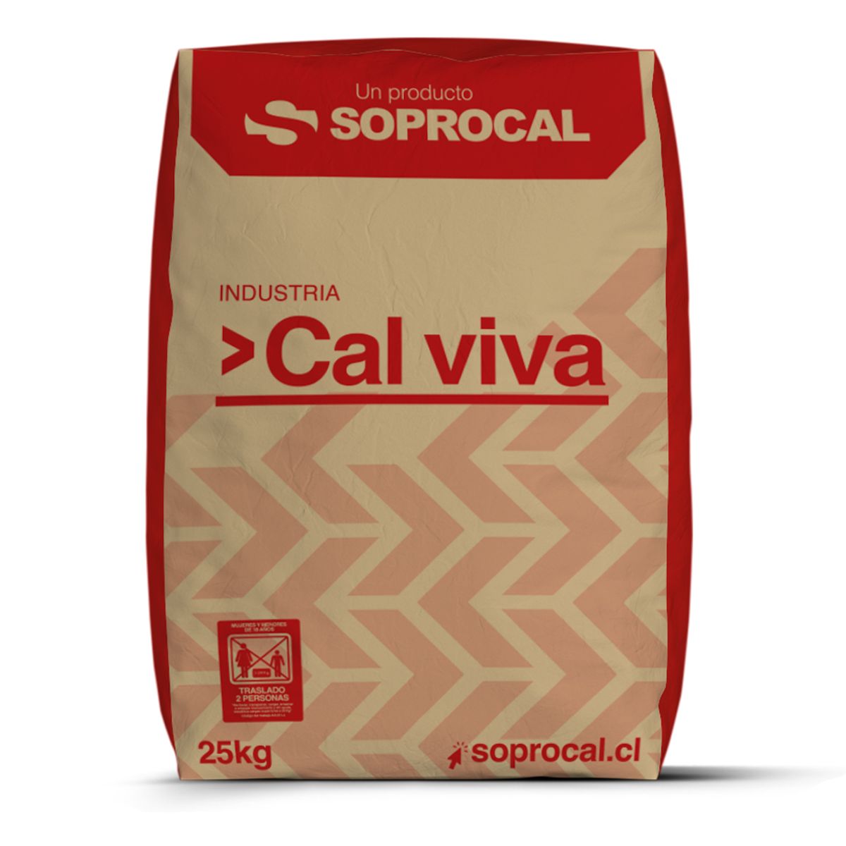 SOPROCAL - SOLO REGION METROPOLITANA - Cal Viva Molida en saco de 25 kgs