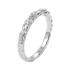 JB JOYAS BARON - Anillo de Plata Esterlina 925 Ondulante