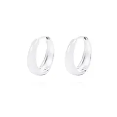 JB JOYAS BARON - Aros de Plata Esterlina Argollas Lisas