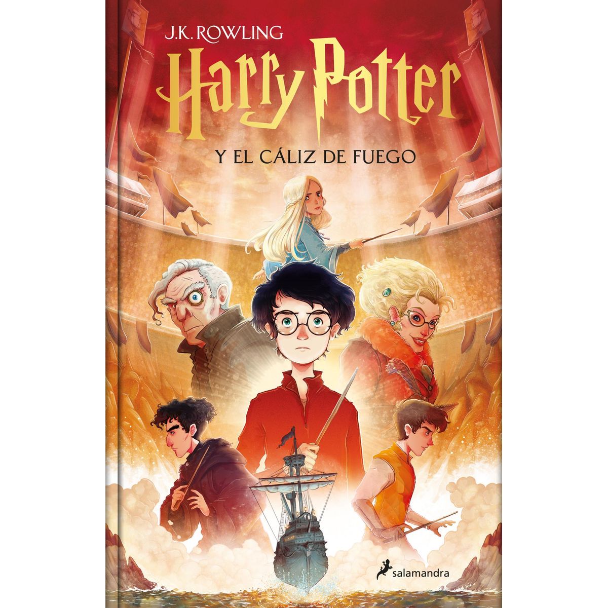 SALAMANDRA - Libro Harry Potter y el cáliz de fuego - JK Rowling