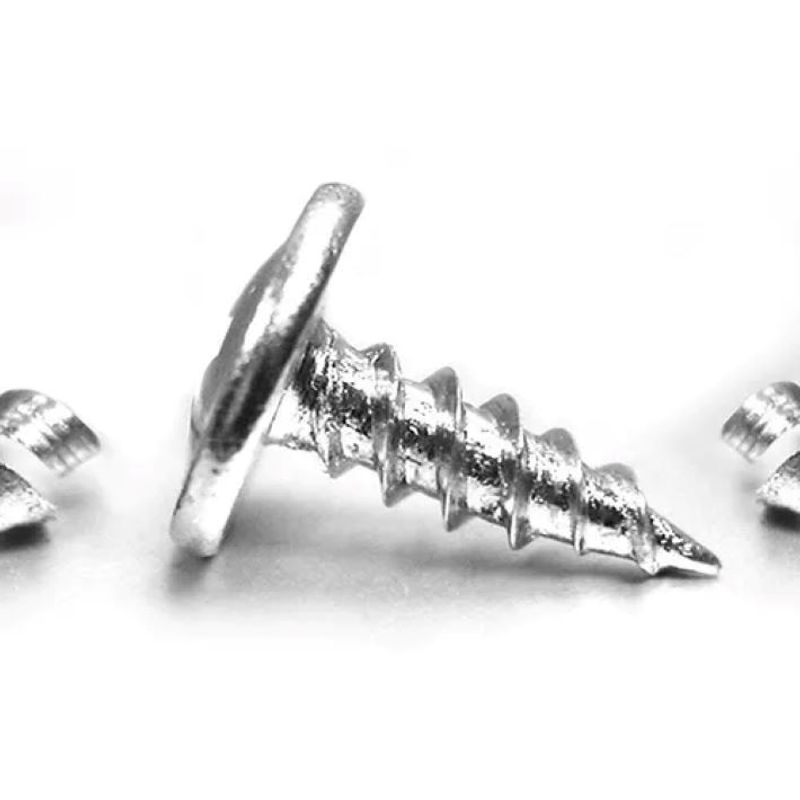 METALFER - Tornillo Auto Pfina 8x1  1/2 Cabeza Lenteja 1000un