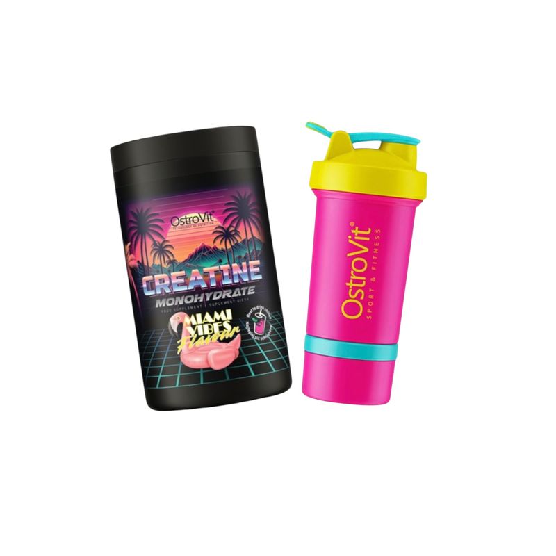 OSTROVIT - PACK CREATINA 500GR MIAMI VIBES + SHAKER - OSTROVIT