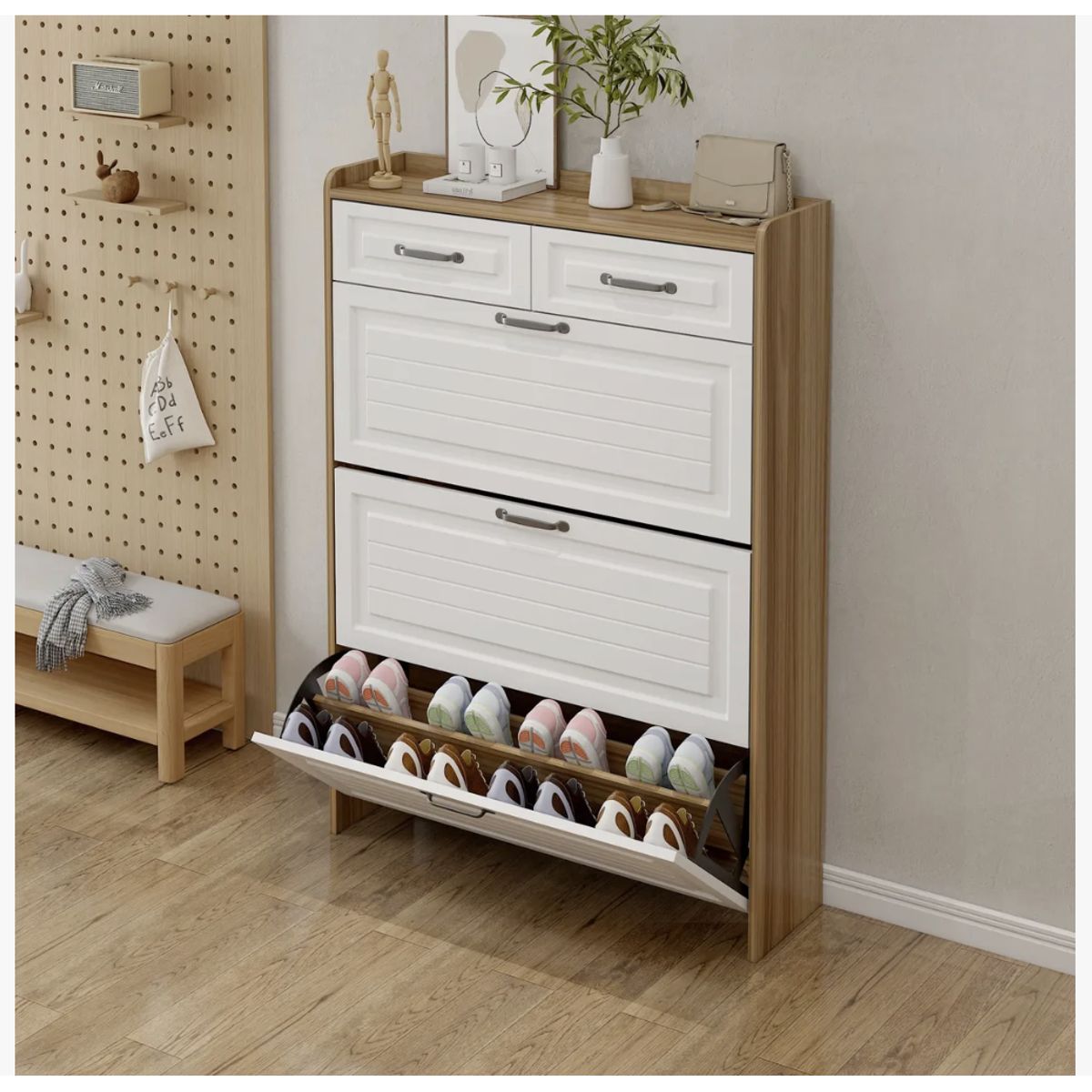 HOMER DESIGN - Zapatero Organizdaor Vanguardia Europeo 24 Pares 120x80x24cm