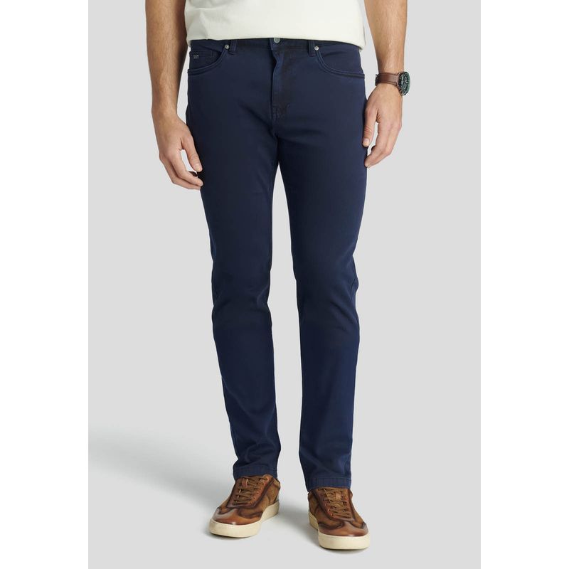 NEW MAN - Pantalón Bruselas Heritage Azul New Man