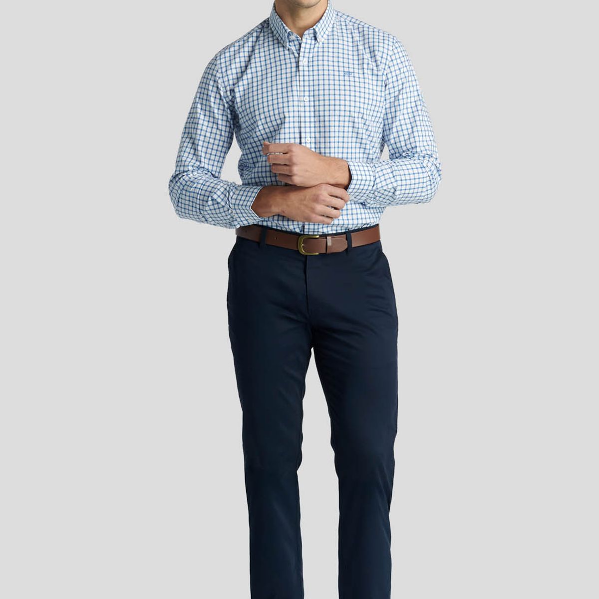 NEW MAN - Pantalón Bagneaux Regular Heritage Azul New Man