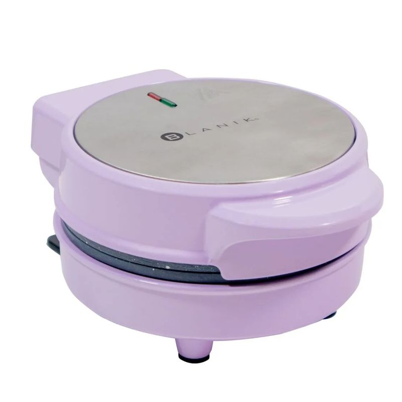 BLANIK - Máquina Waffles Wafflera Mini Antiadherente Blanik Bmw079 Color Lila