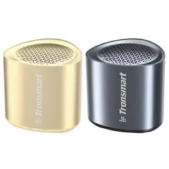 TRONSMART - Set 2 Altavoz Bluetooth portátil recargable metálico 5 W IPX7 Nimo