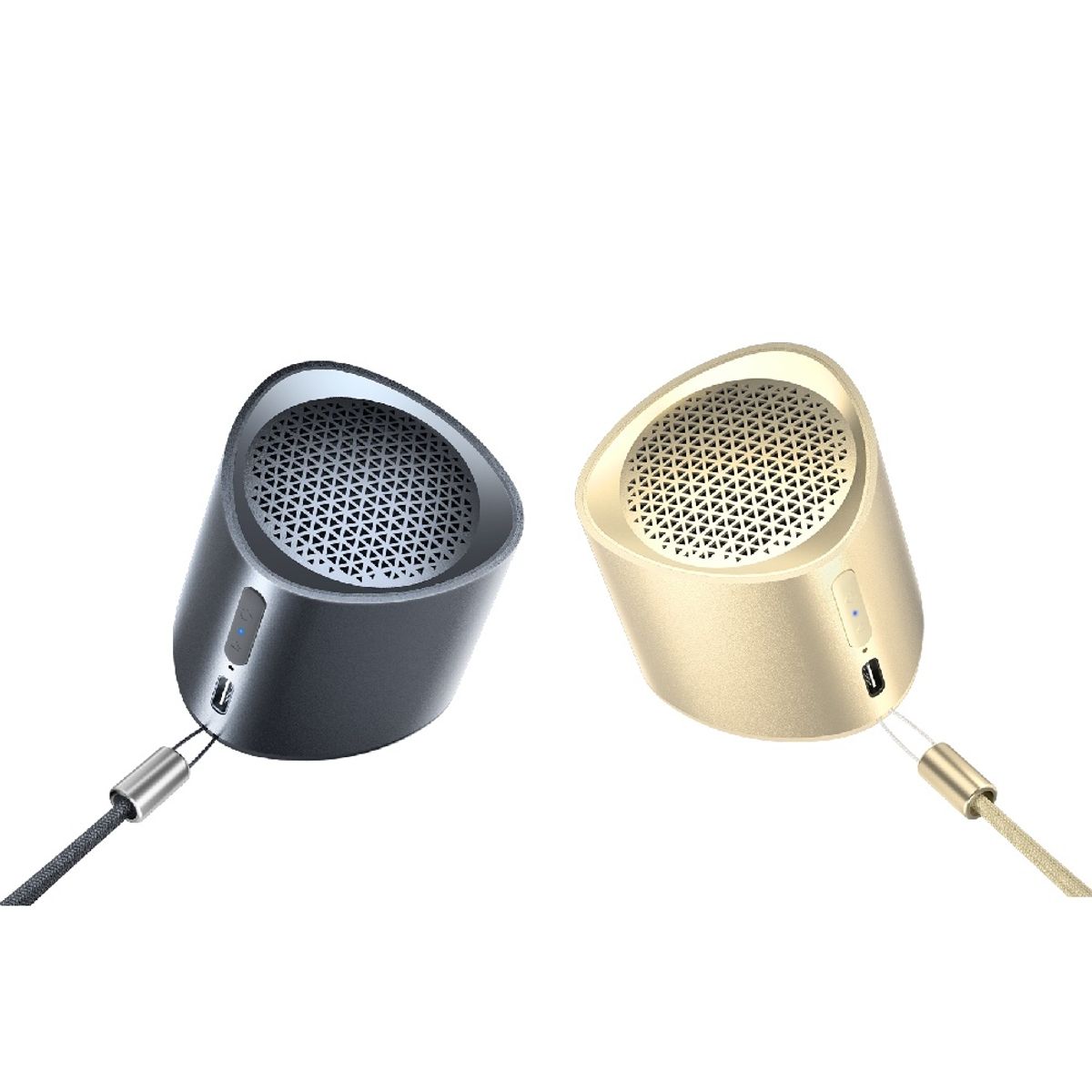 TRONSMART - Set 2 Parlantes Bluetooth Tronsmart Nimo 5W Negro y Dorado
