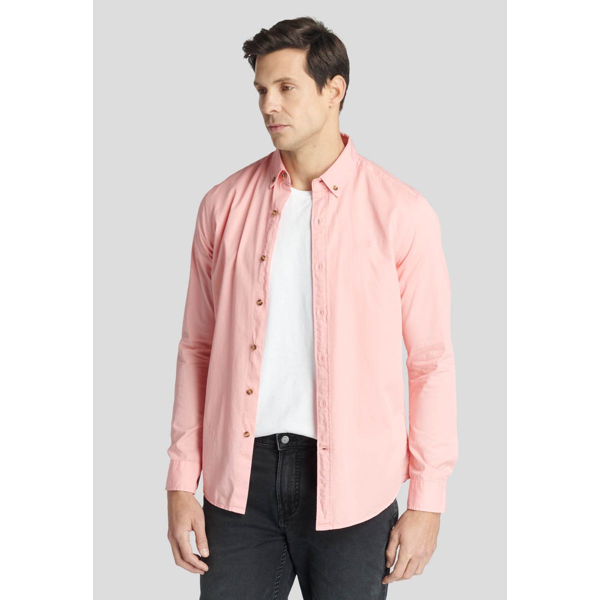 NEW MAN - Camisa Ely Heritage Naranjo New Man