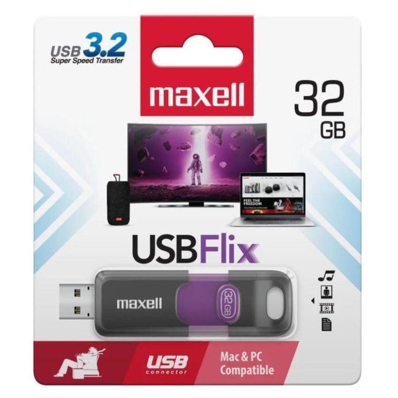 MAXELL - Pendrive MAXELL Flix 32GB USB 32