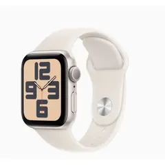 APPLE - Watch SE 2024 GPS 40mm Aluminio Starlight Banda Deportiva ML