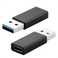 Adaptador Tipo C Hembra a USB-A 3.2 iPhone/ Samsung/ Carga Rápida
