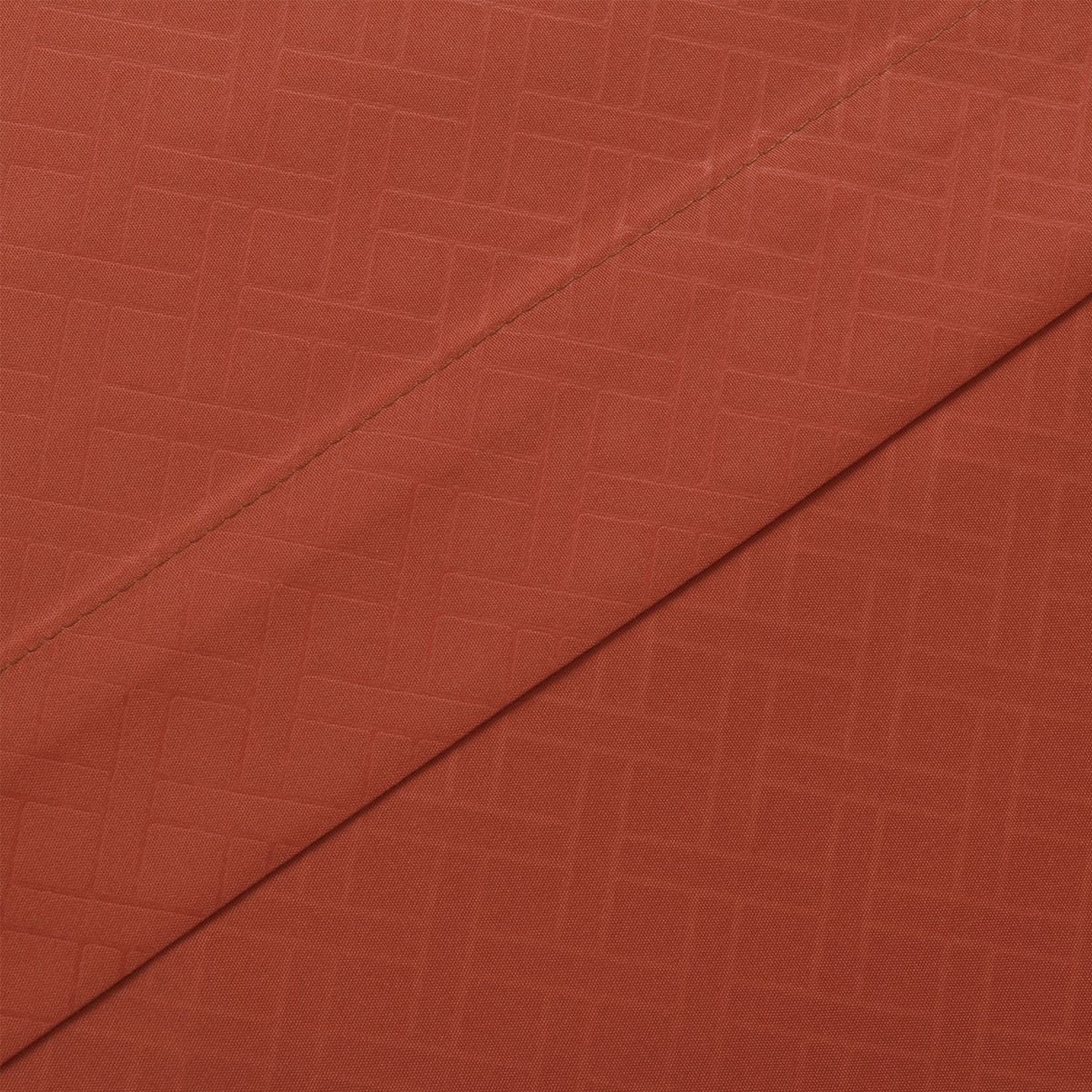 ARTHOME - JUEGO DE SABANAS ARTHOME 1.5 PLAZAS EMBOSSE MICROFIBRA COLOR TERRACOTA