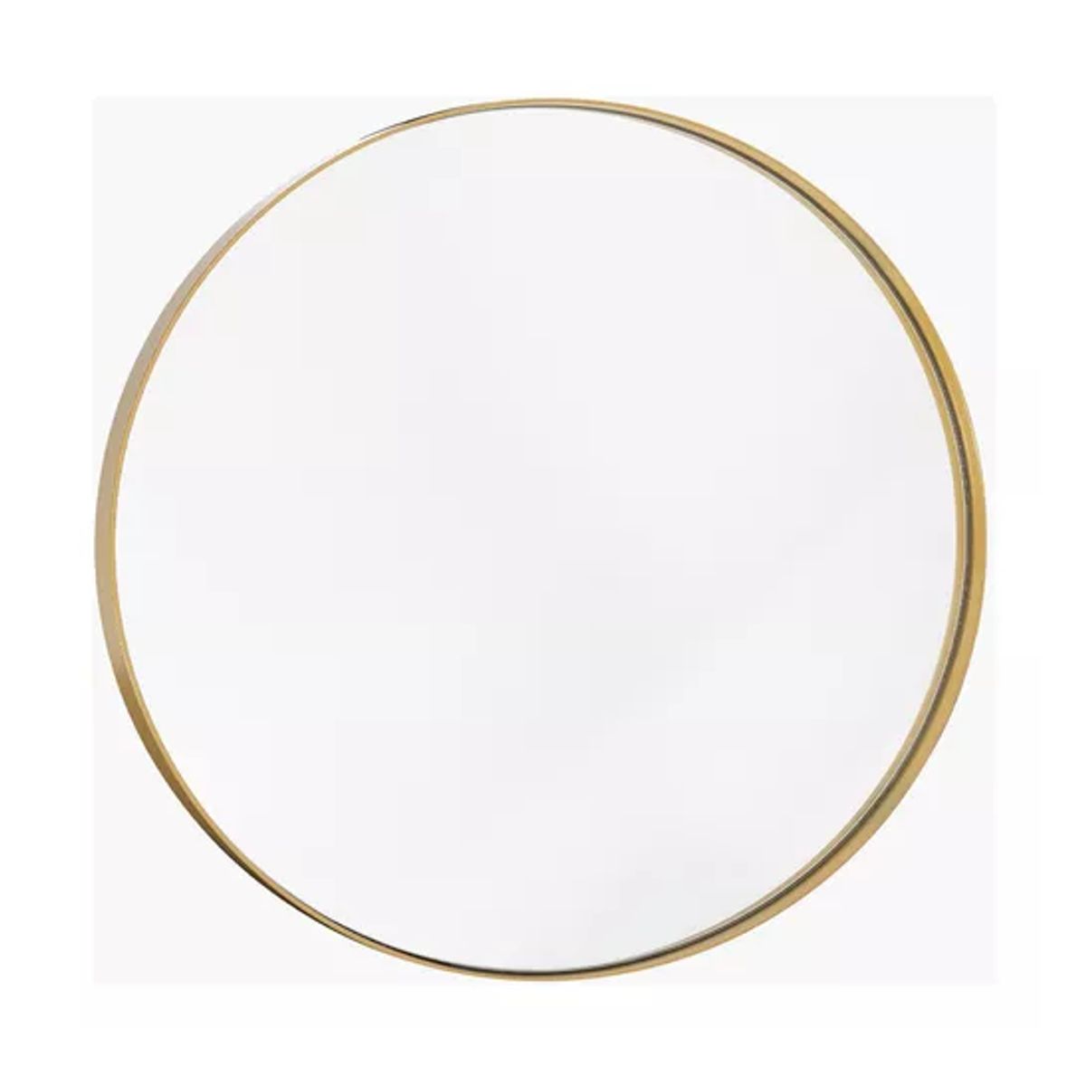 GENERICO - Espejo Redondo Lugano 80cm Diámetro Dorado