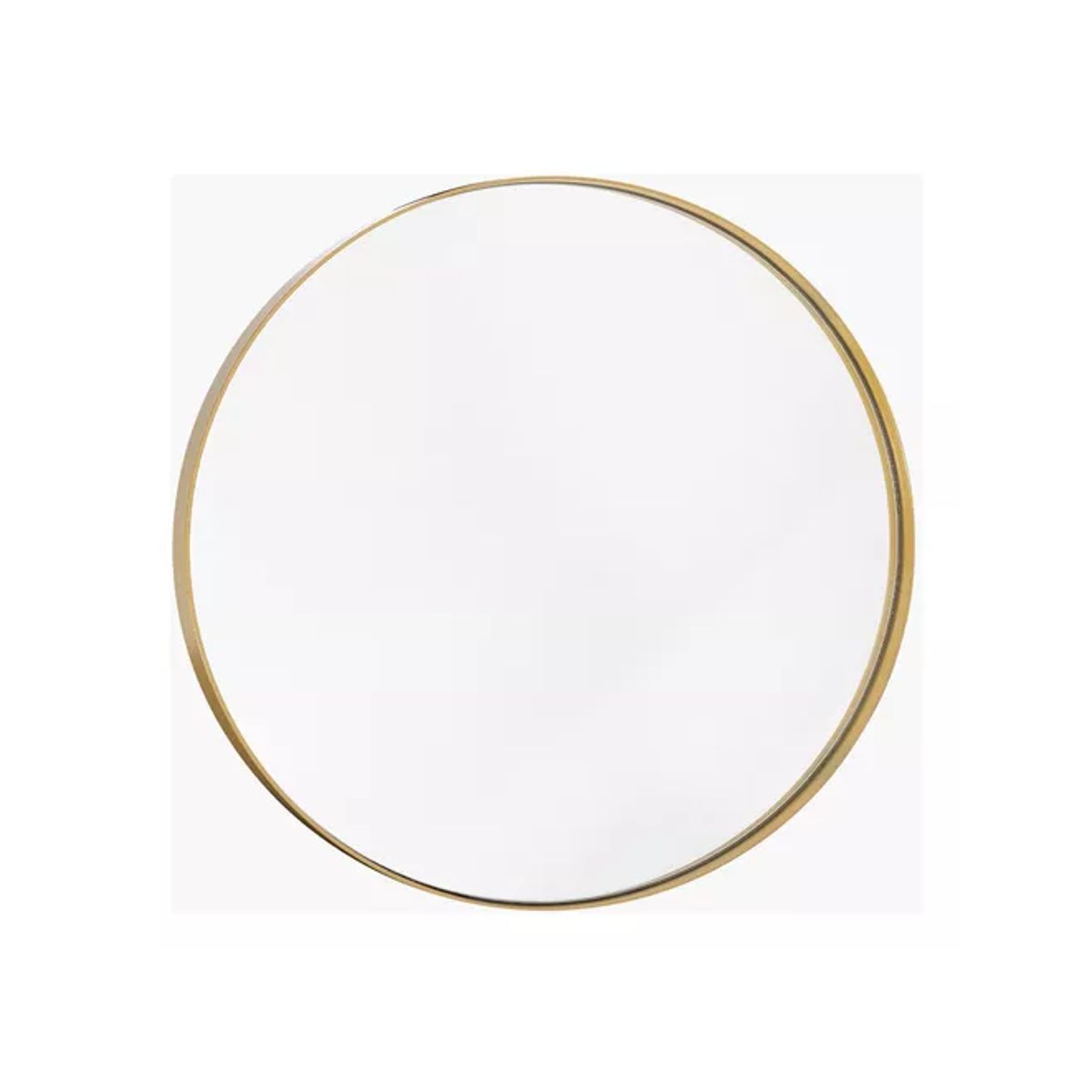 GENERICO - Espejo Redondo Lugano 80cm Diámetro Dorado