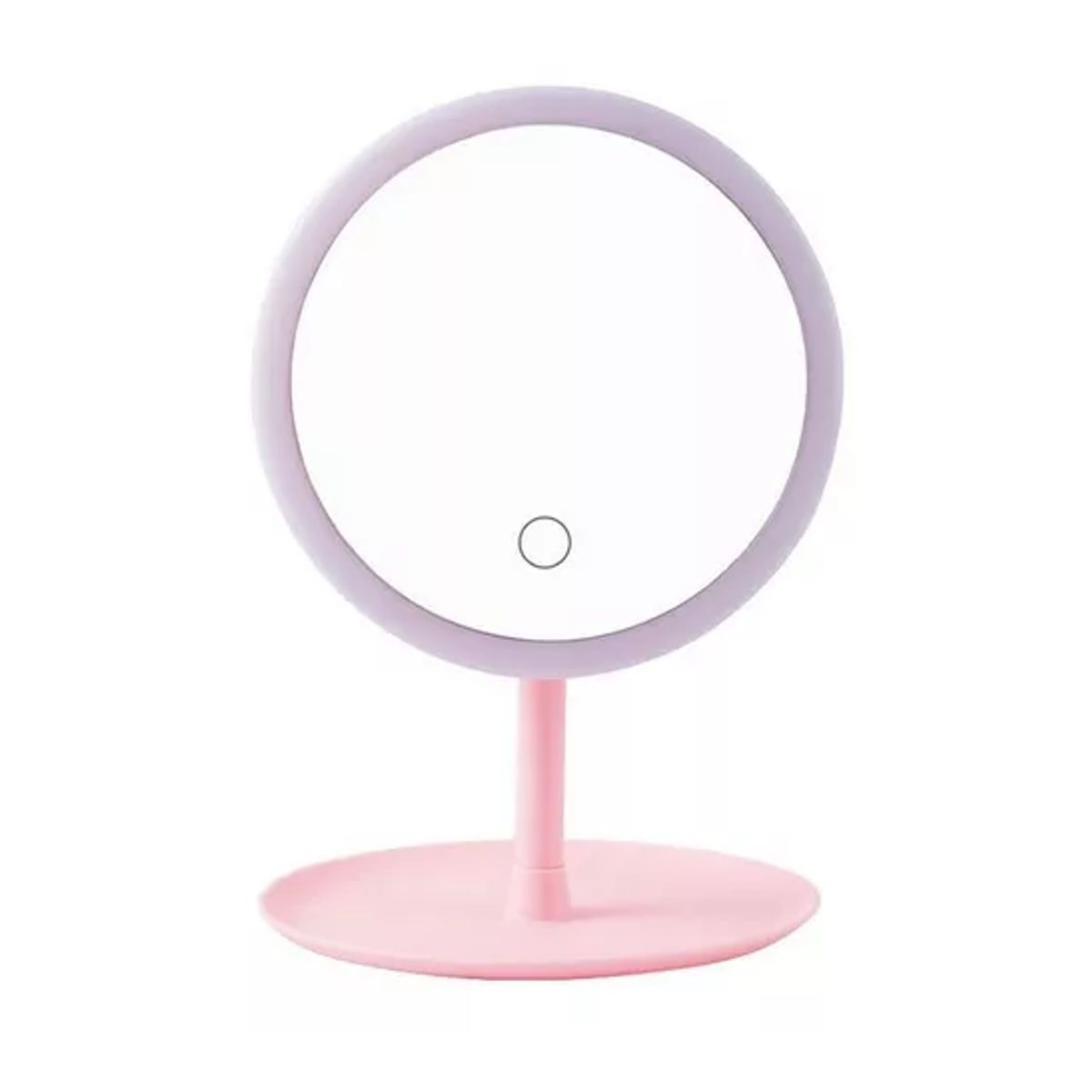 GENERICO - Espejo con Luz LED Maquillaje Plegable Redondo Recargable